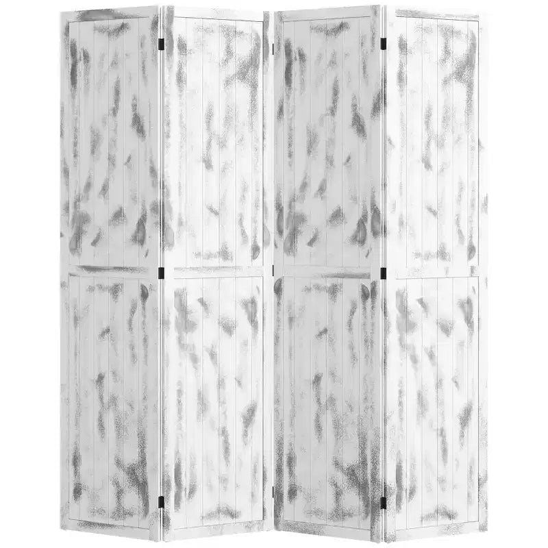 Screen Divider Room Divider Screen with Foldable Design for Indoor Bedroom Office 5.5' Rustic