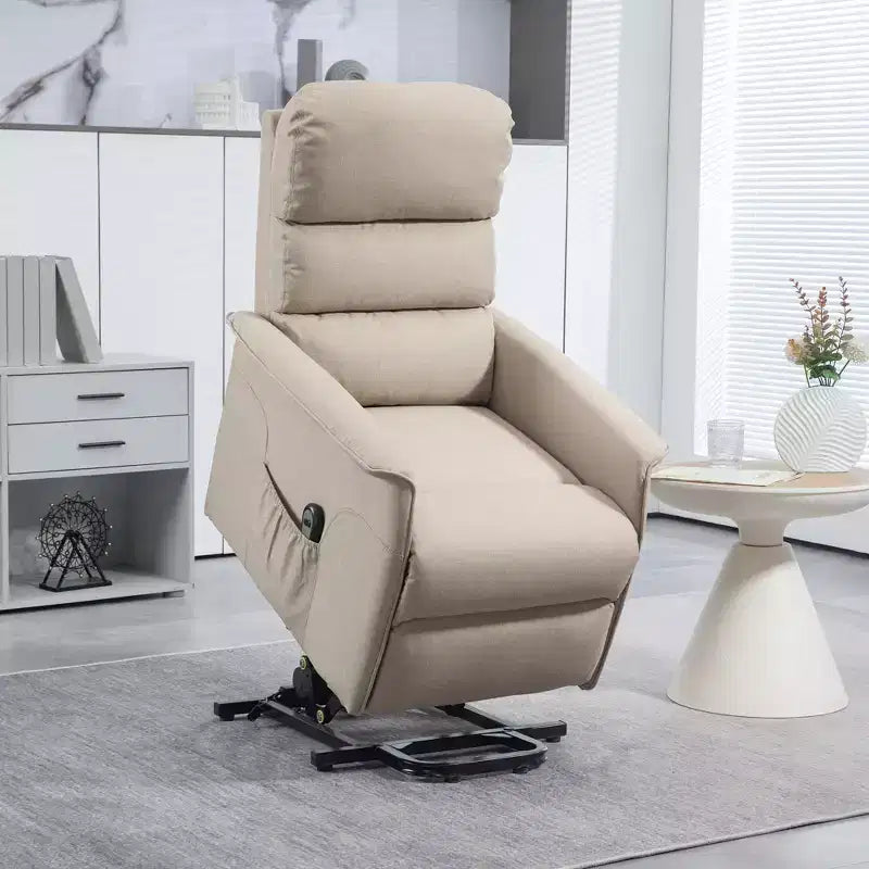 Power Lift Chair for Seniors, Electric Lift Recliner Chair with Remote Control, Side Pockets for Living Room