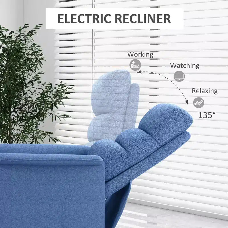 Power Lift Chair for Seniors, Electric Lift Recliner Chair with Remote Control, Side Pockets for Living Room