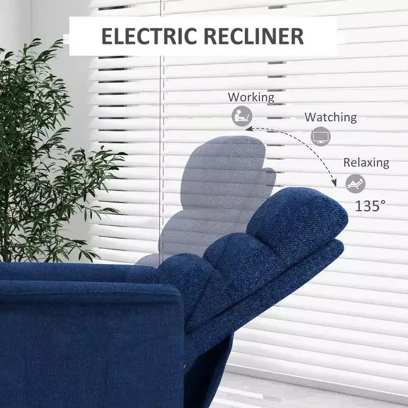 Power Lift Chair for Seniors, Electric Lift Recliner Chair with Remote Control, Side Pockets for Living Room