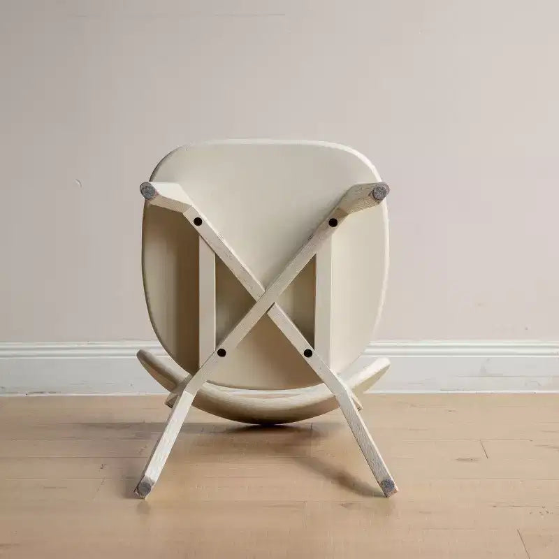 Mid-Century Modern Dining Chairs with Curved Back, Solid Wood Kitchen Chairs, Armless Accent Chairs for Dining Room or Living Room-Panipeachy