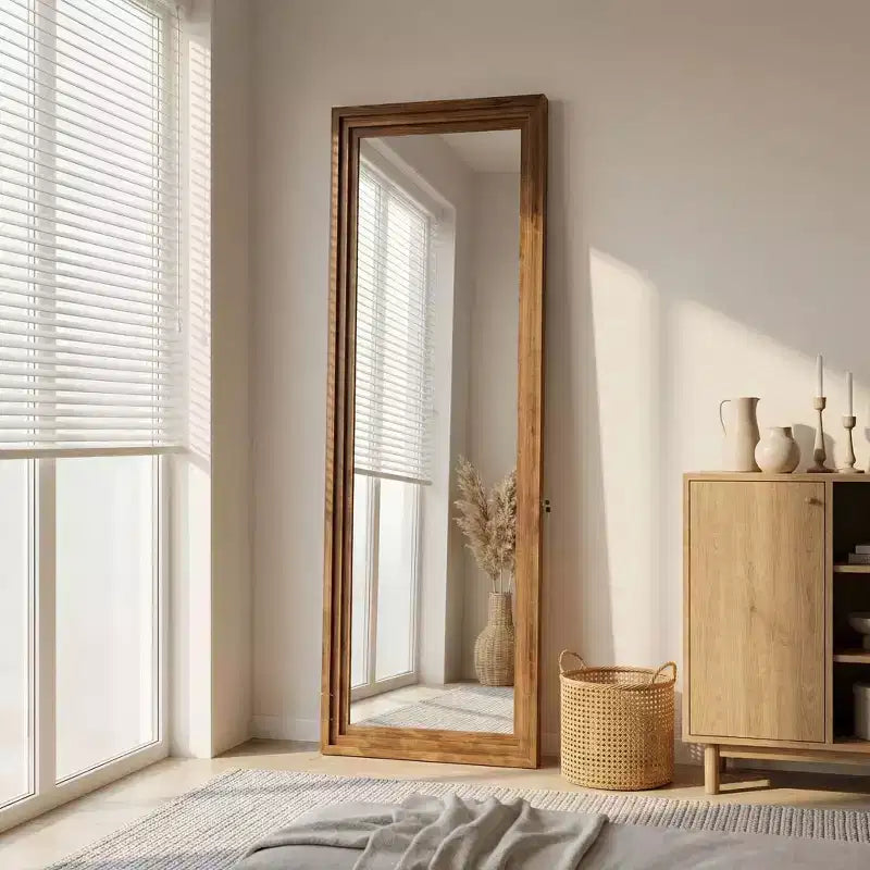 Likepay Arch-Shaped Freestanding Alloy Frame Full-Length Mirror - 56in Length 21in Width (Black/Gold/Silver Options)