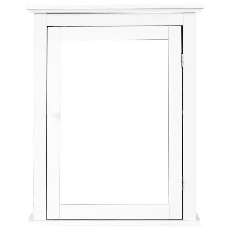Costway Bathroom Wall Mounted Cupboard Mirrored Storage Cabinet Adjustable Shelf