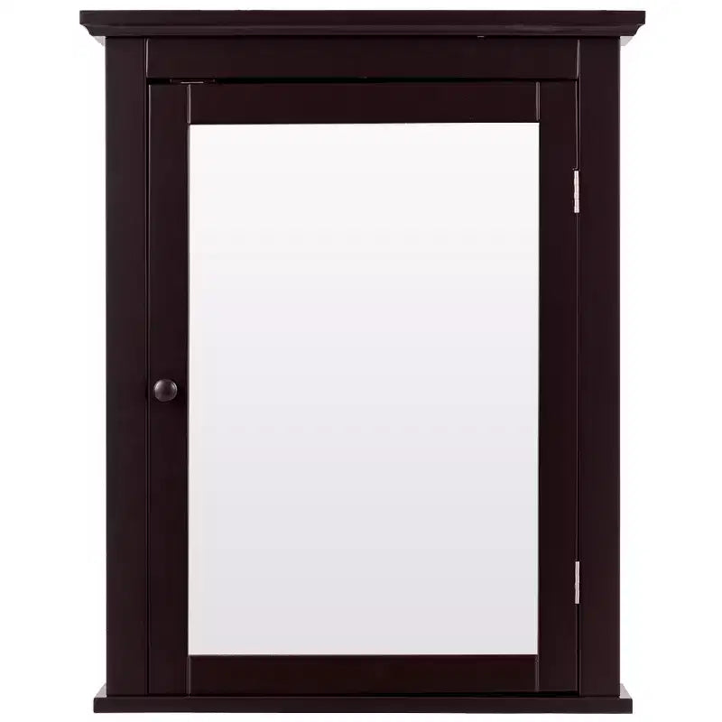 Costway Bathroom Wall Mounted Cupboard Mirrored Storage Cabinet Adjustable Shelf