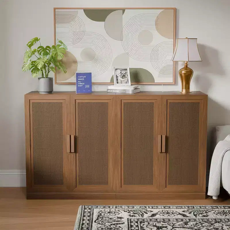Dovelina Sideboard Decorative Storage Cabinets Adjustable