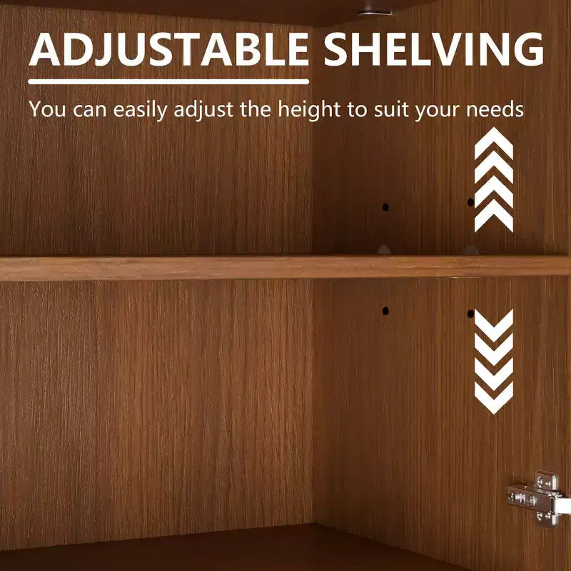 Dovelina Sideboard Decorative Storage Cabinets Adjustable