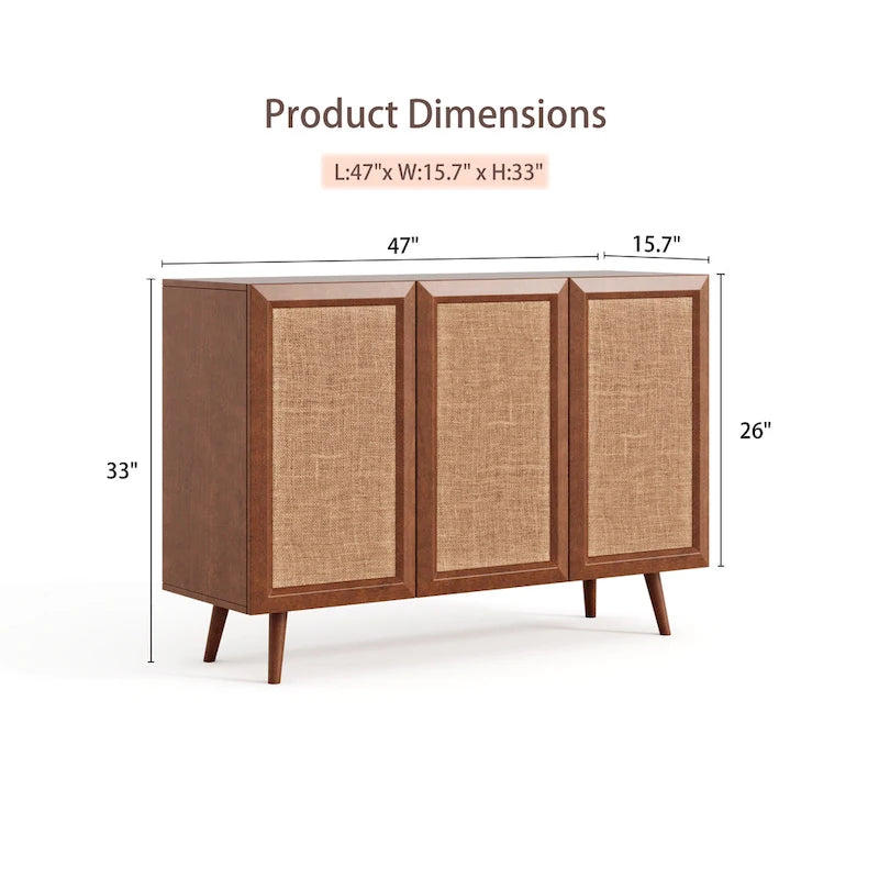 Meuble TV Console de Rangement d'Entrée Buffet Vaisselier Armoire de Rangement de Ferme