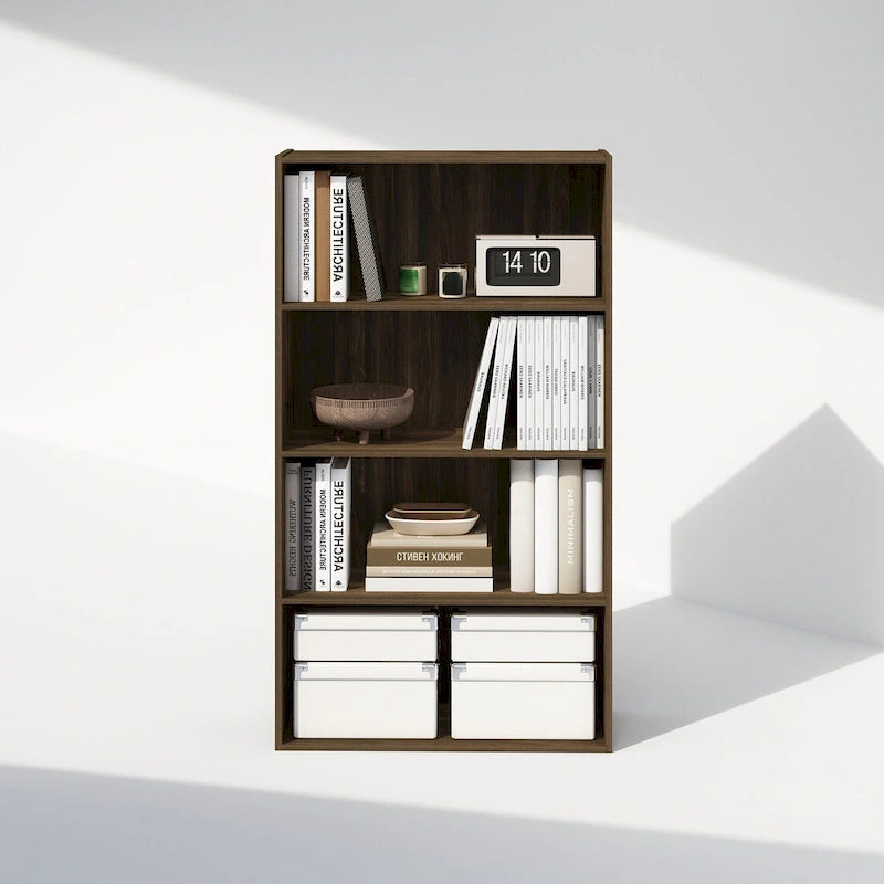Étagère ouverte simple, Bibliothèques, 4 niveaux