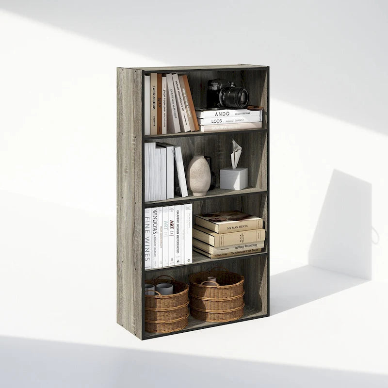 Étagère ouverte simple, Bibliothèques, 4 niveaux
