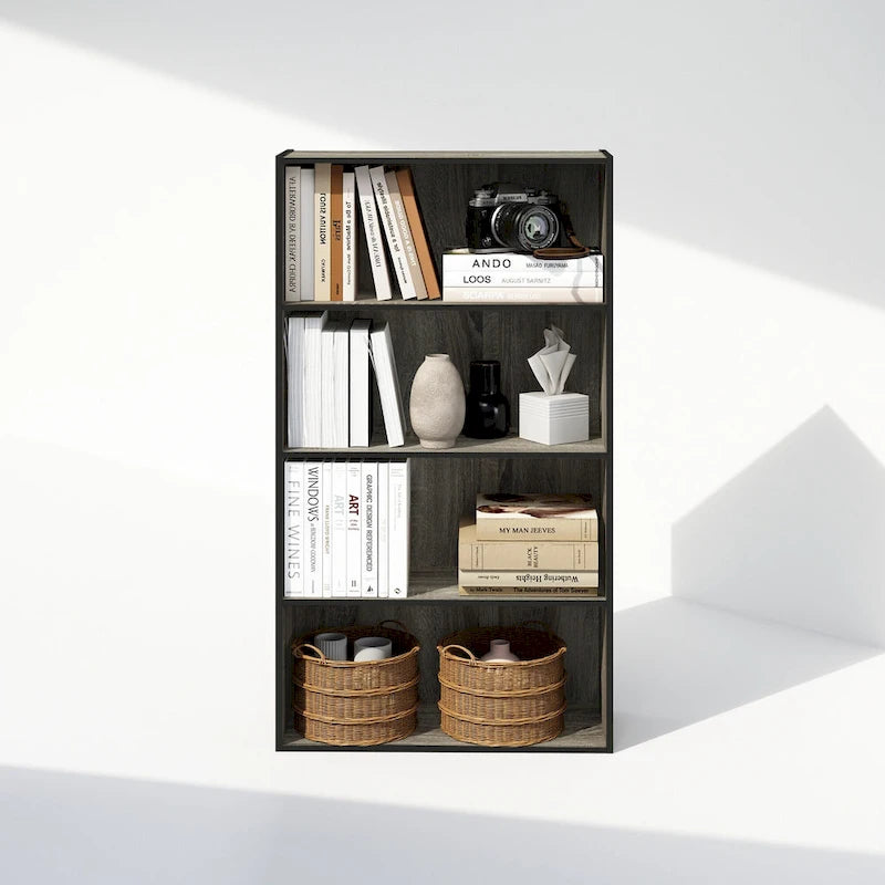 Étagère ouverte simple, Bibliothèques, 4 niveaux
