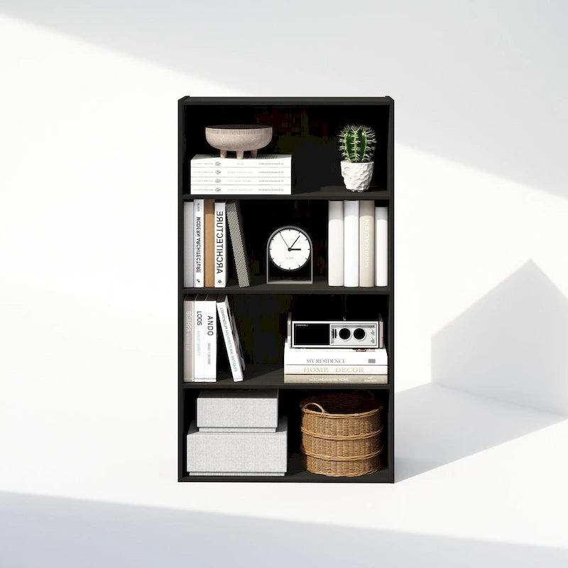 Étagère ouverte simple, Bibliothèques, 4 niveaux