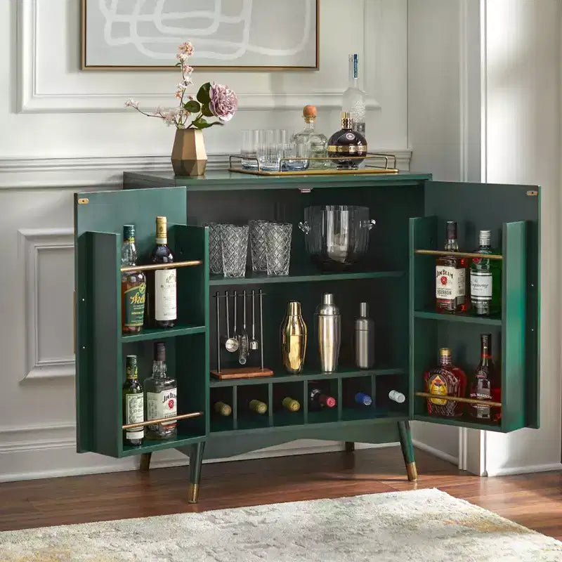 Lifestorey Killian Mid Century Modern Bar Cabinet