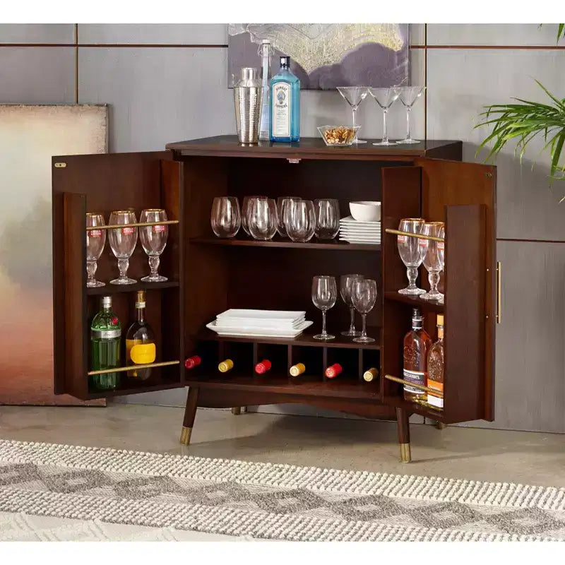 Lifestorey Killian Mid Century Modern Bar Cabinet