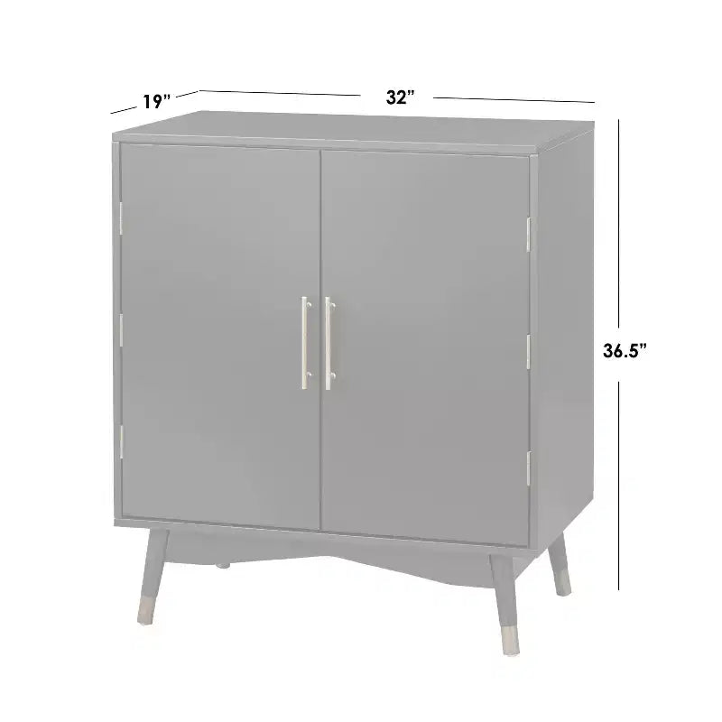 Lifestorey Killian Mid Century Modern Bar Cabinet