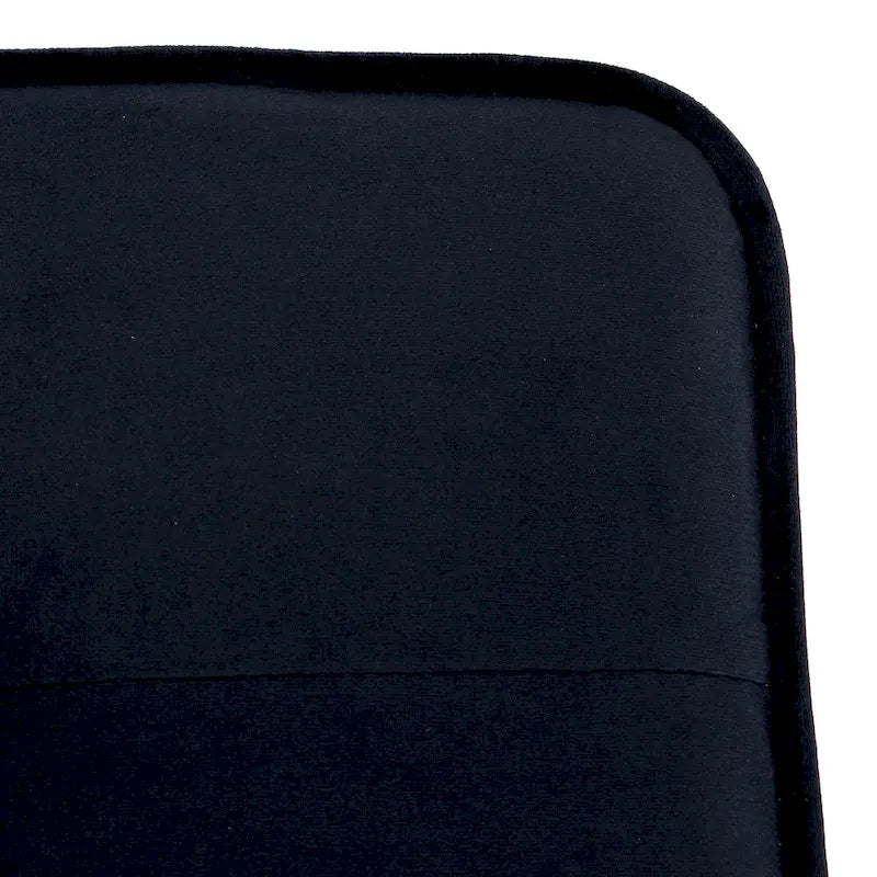 Banc de rangement capitonné en velours