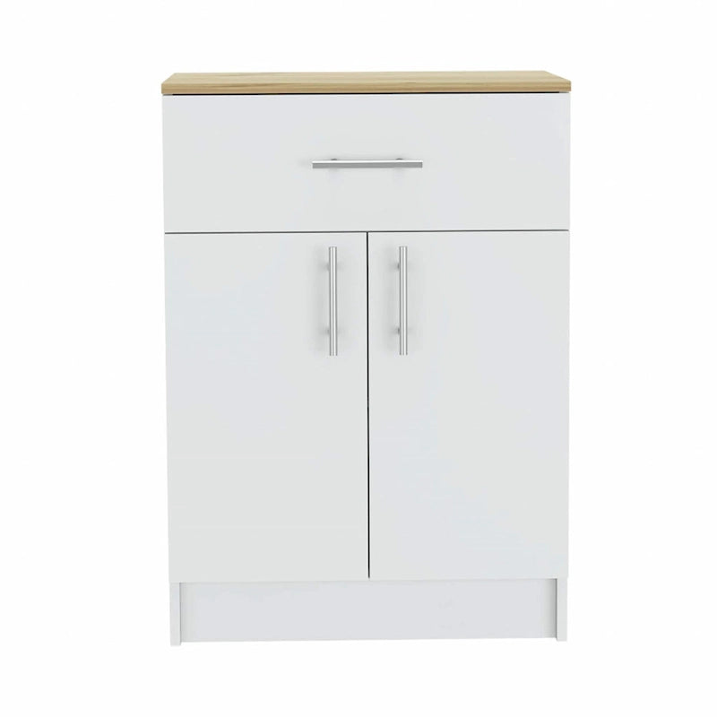 34 armoires de garde-manger en chêne clair et blanc