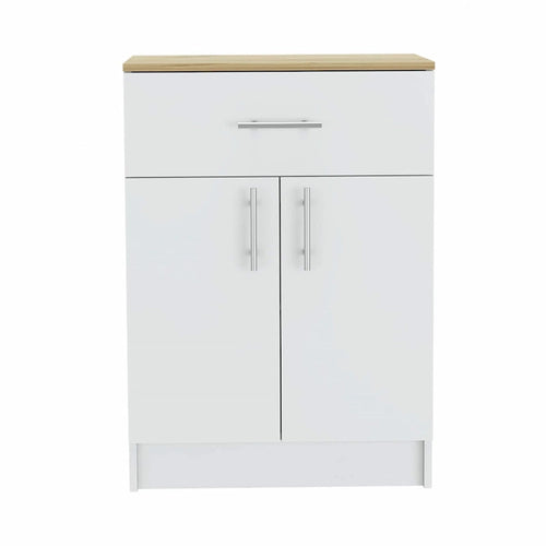 34 armoires de garde-manger en chêne clair et blanc