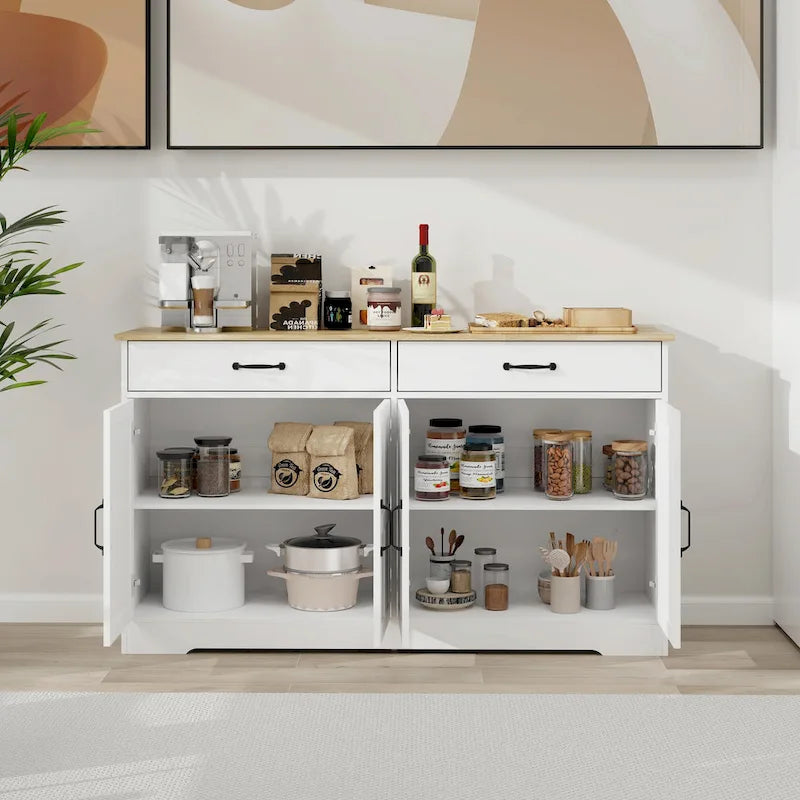 Grand buffet de ferme avec rangement