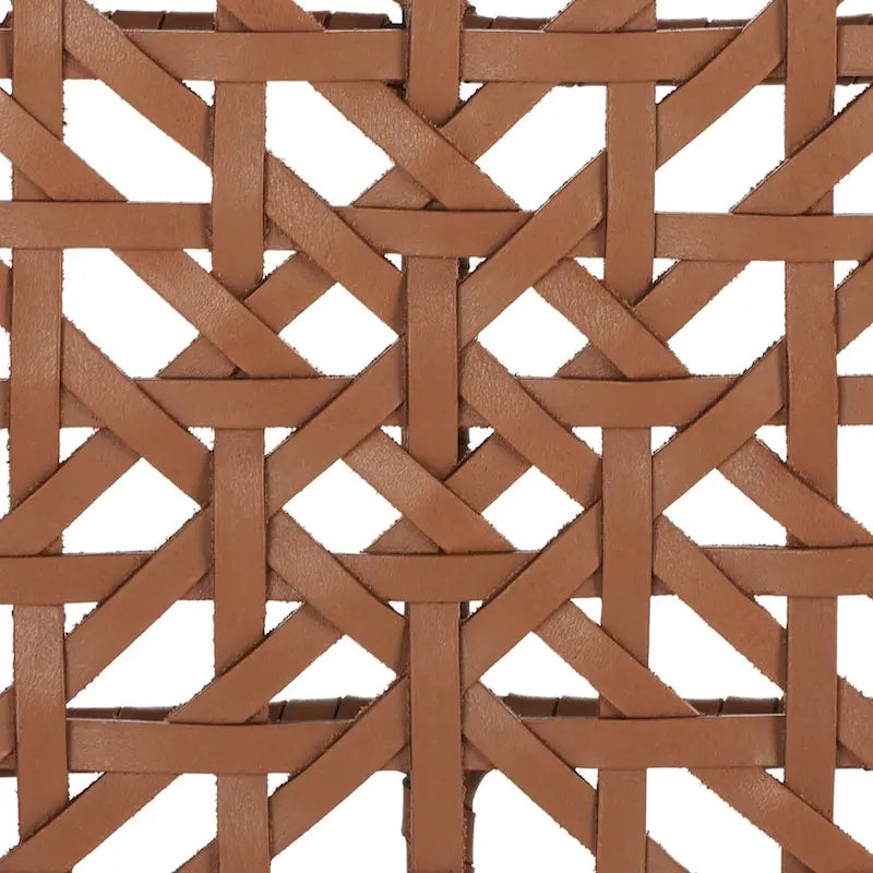Banc en bois et cuir