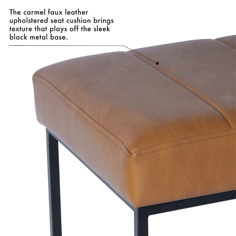 Banc de style industriel moderne