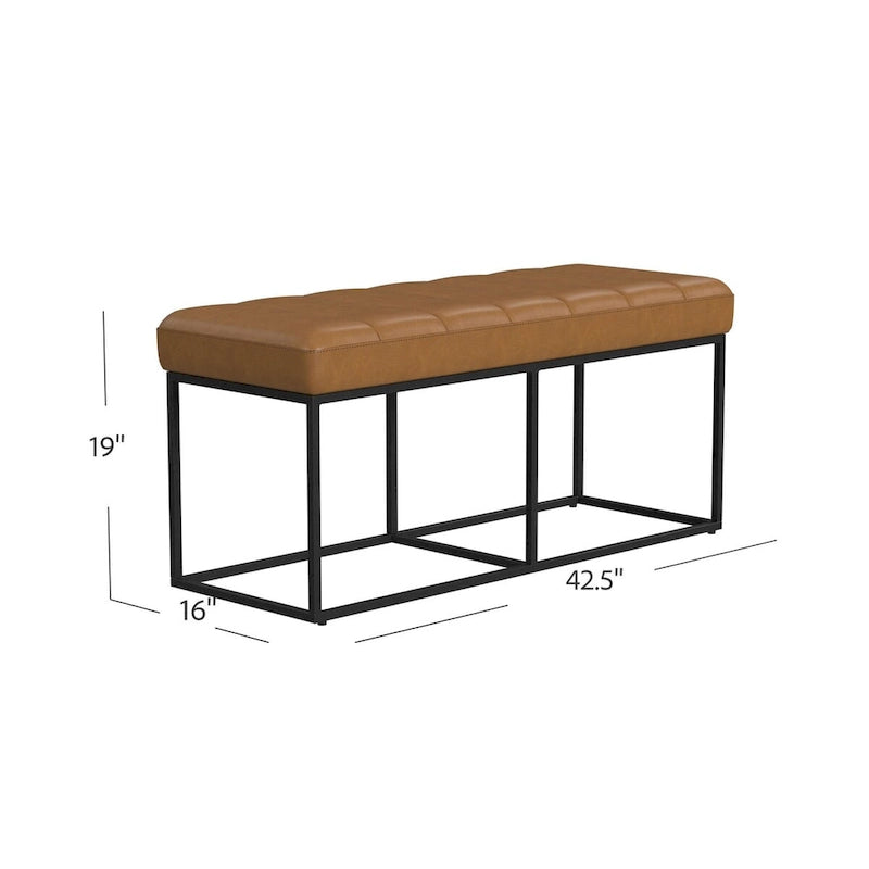 Banc de style industriel moderne