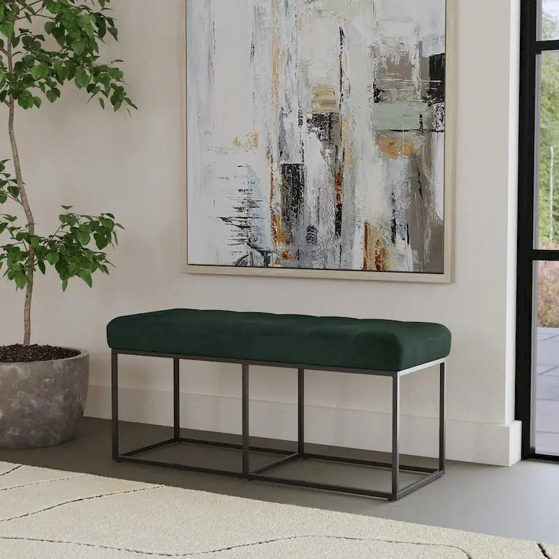 Banc de style industriel moderne