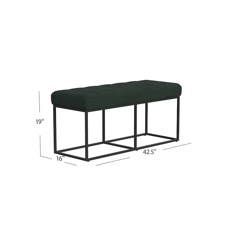 Banc de style industriel moderne