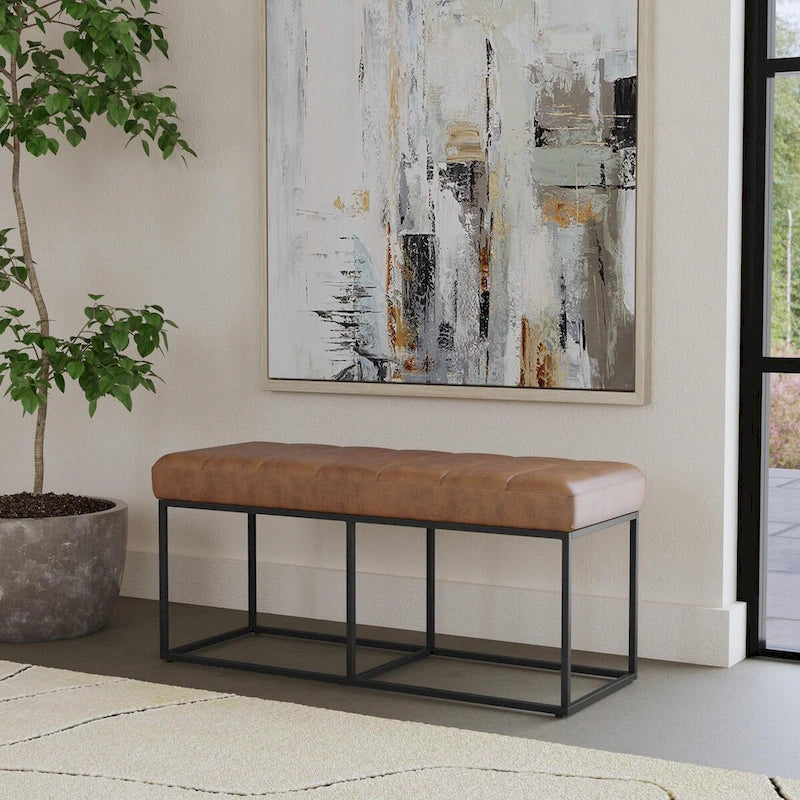 Banc de style industriel moderne