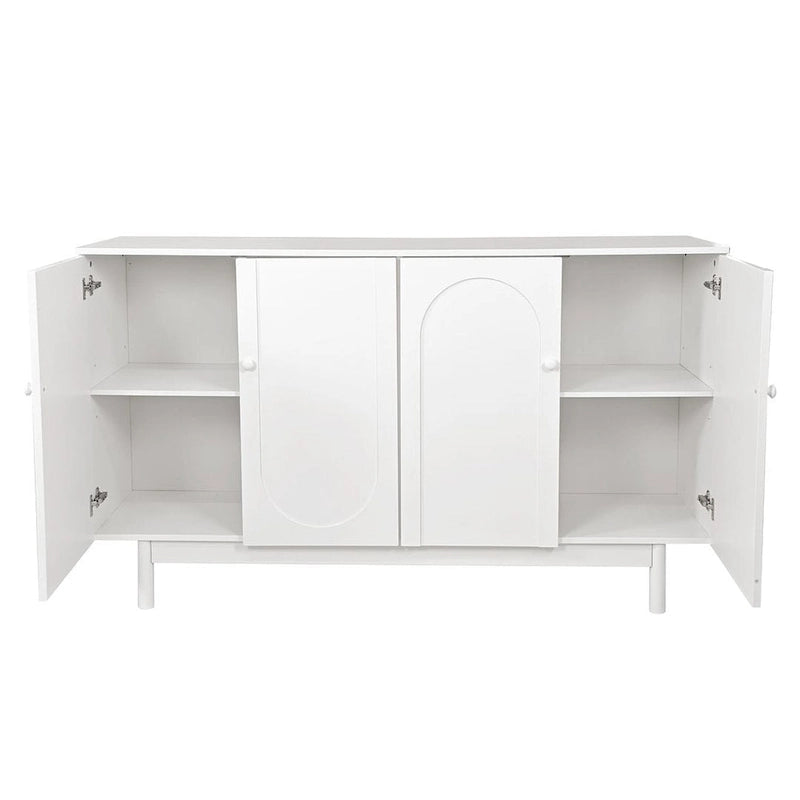 Bahut/buffet de rangement 4 portes Intaglio