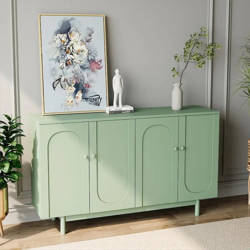 Bahut/buffet de rangement 4 portes Intaglio