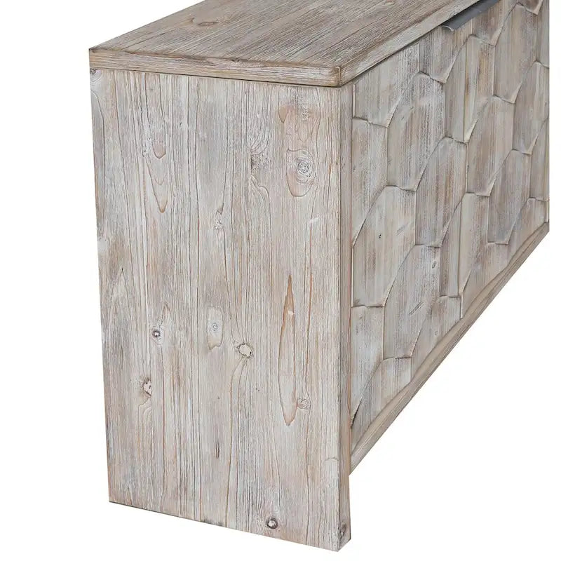 Armoire d'appoint style ferme, meuble en bois, buffet.