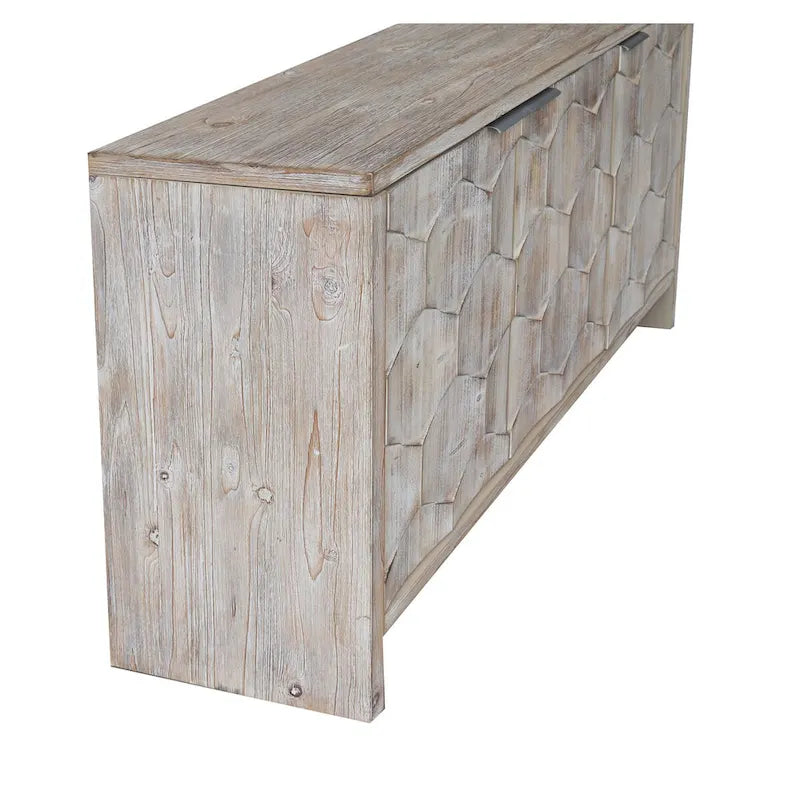Armoire d'appoint style ferme, meuble en bois, buffet.
