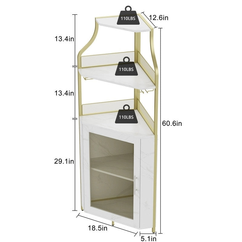 Range-bouteilles d'angle