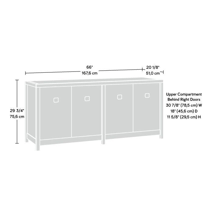 Armoire de bureau moderne en bois