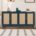 Bahut horizontal de style ferme moderne avec deux armoires