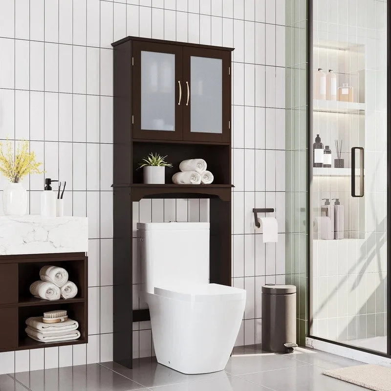 Meuble de Rangement au-dessus des Toilettes