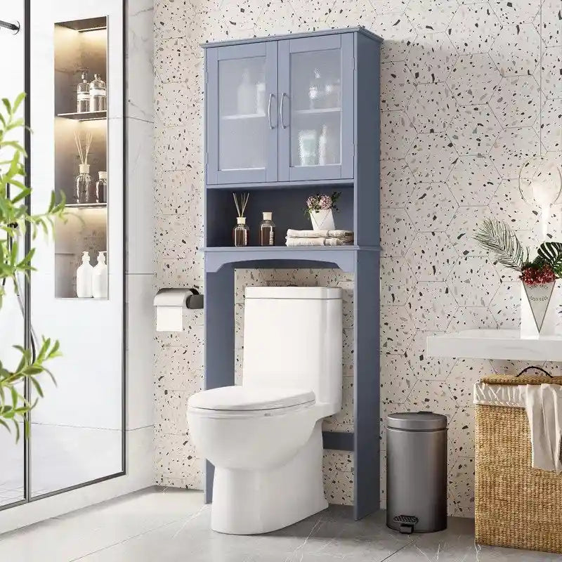 Meuble de Rangement au-dessus des Toilettes