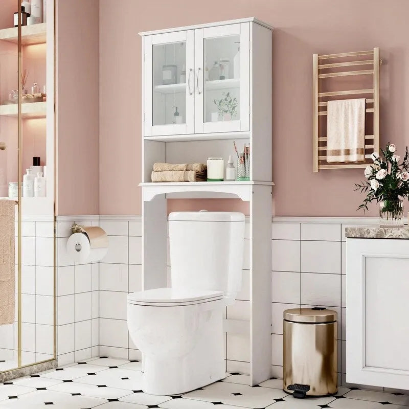 Meuble de Rangement au-dessus des Toilettes