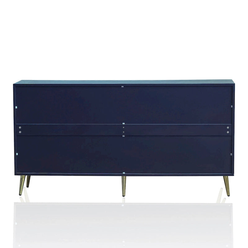 Buffet Bahut Moderne Laqué 4 Portes en Bois